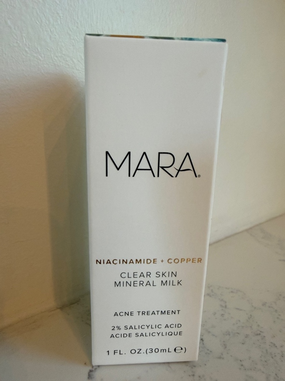 MARA Clear Skin Mineral Milk Acne Treatment 2% Salicylic Acid Niacinamide/Copper